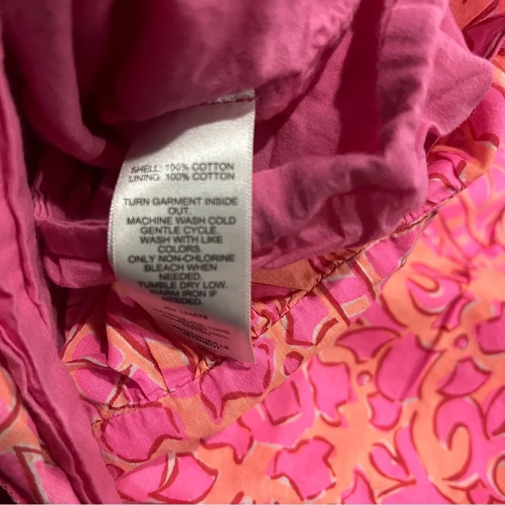 Vineyard Vines Pink & Orange Patterned Sundress